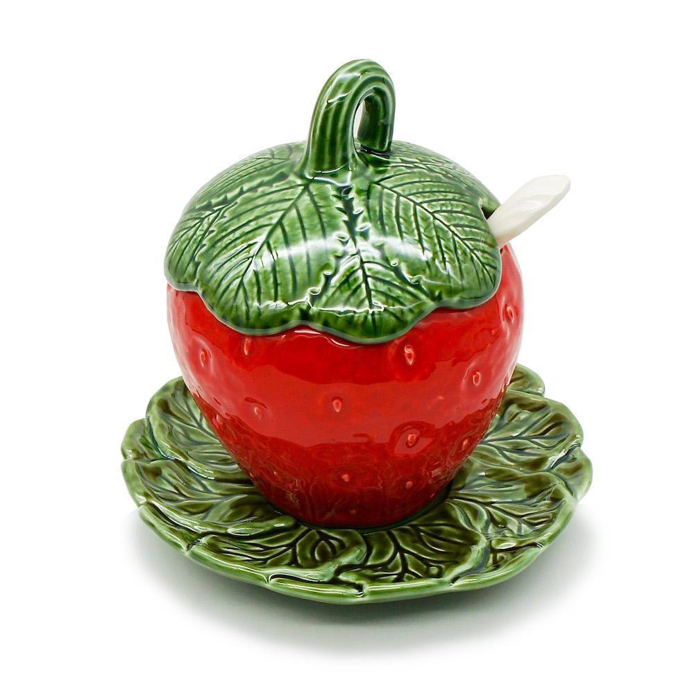 Pot en céramique en forme de fraise - 20cm