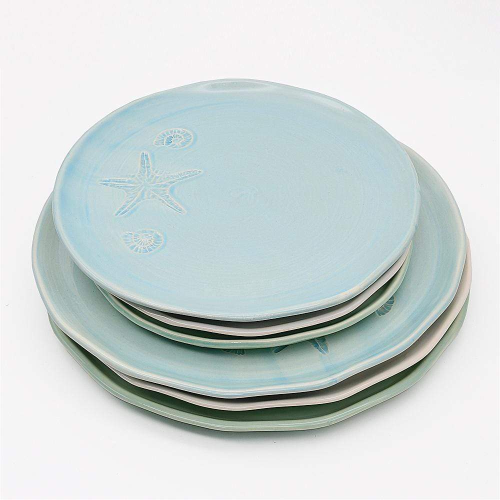 Assiette "Estrela do mar" turquoise - 20cm