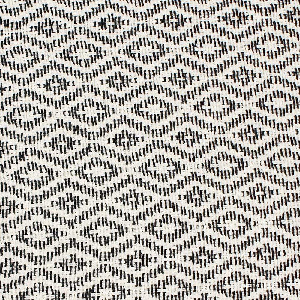 Plaid en coton "Losango" - Noir