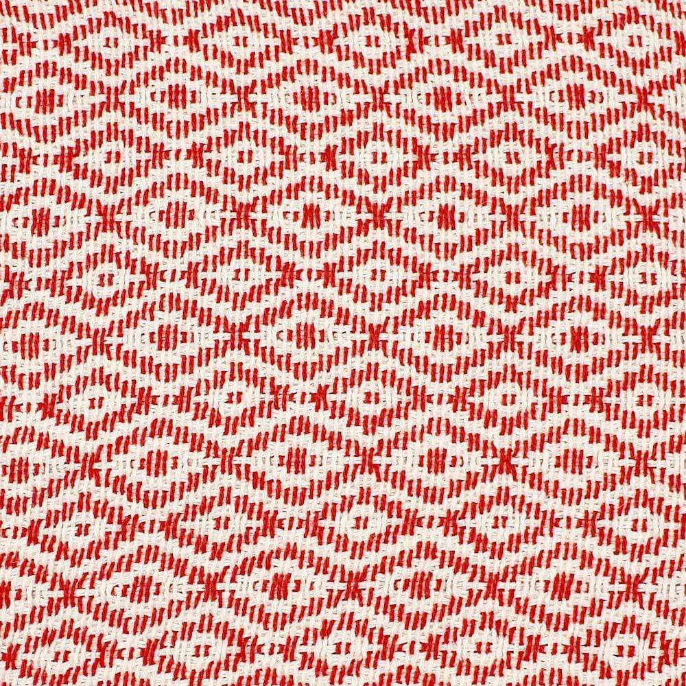 Plaid en coton "Losango" - Rouge