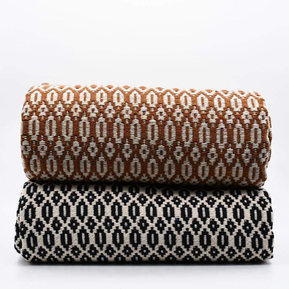 Plaid en laine Coloris Camel I Artisanat du Portugal en ligne Plaid en laine 200X135 - Camel