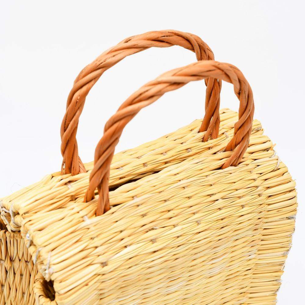 Sac en osier (jonc) 18cm - Naturel