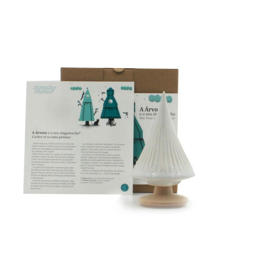 Sapin en faïence "A Árvore e o seu Zingamocho" 14cm