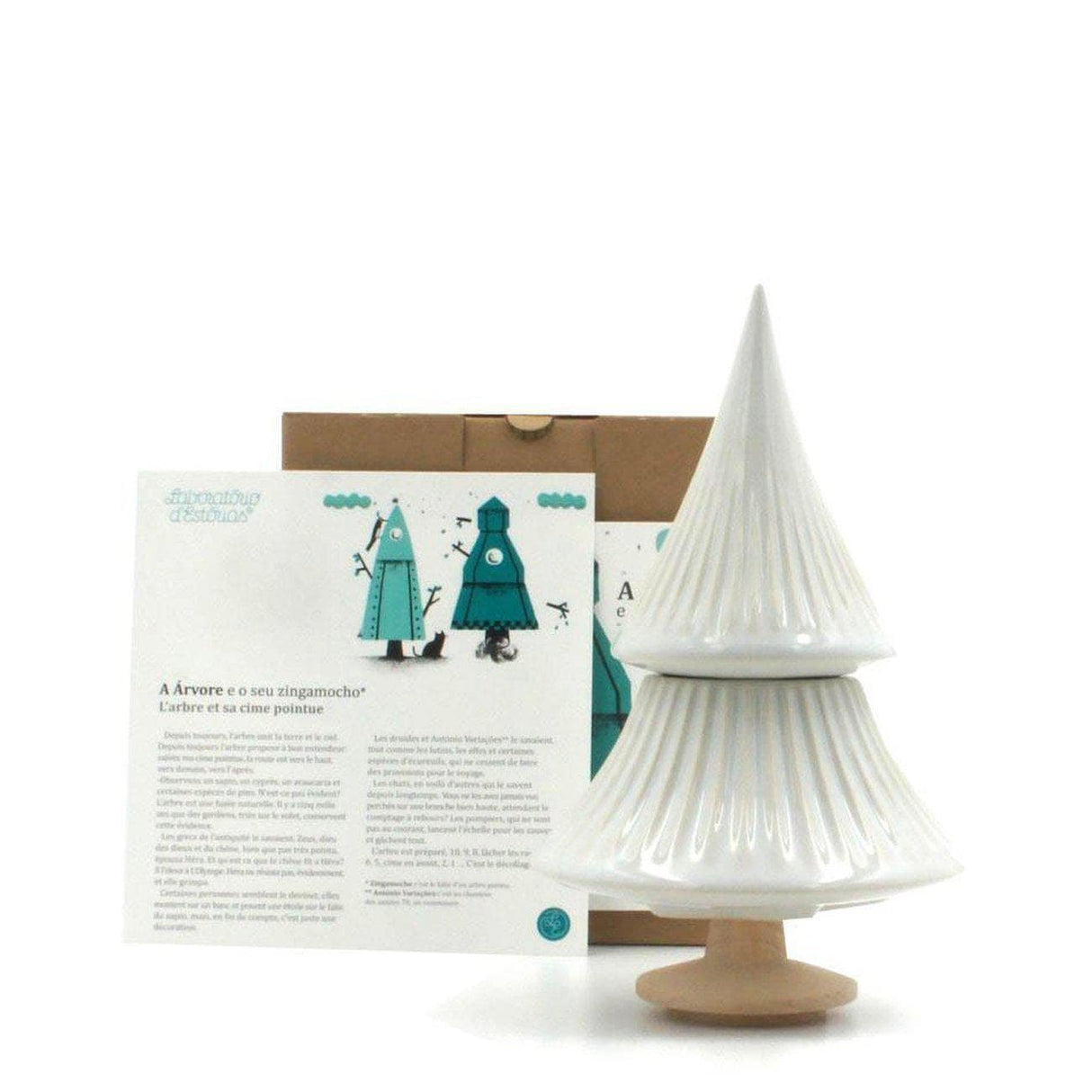 Sapin en faïence "A Árvore e o seu Zingamocho" 19cm