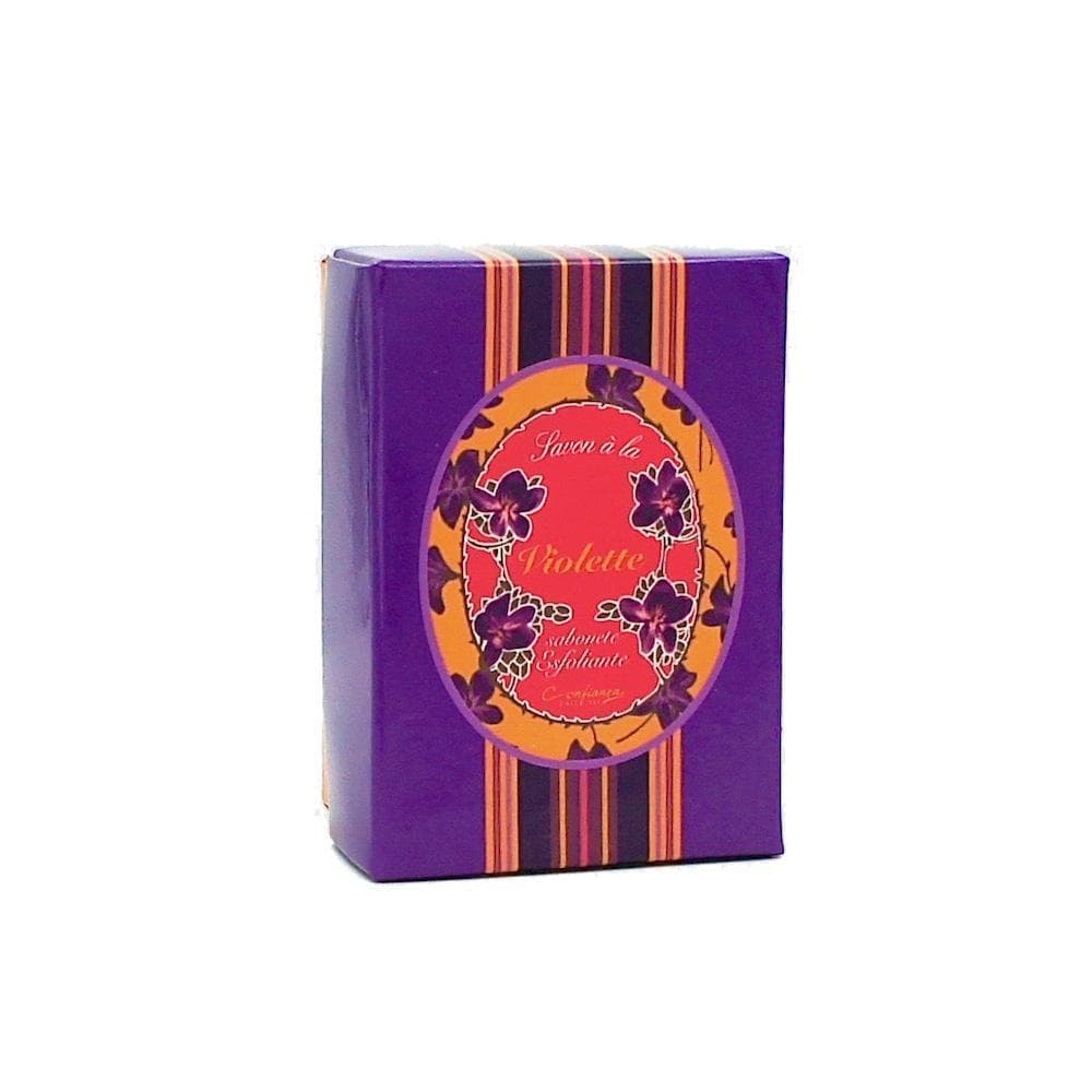 Savon exfoliant hydratant à la violette