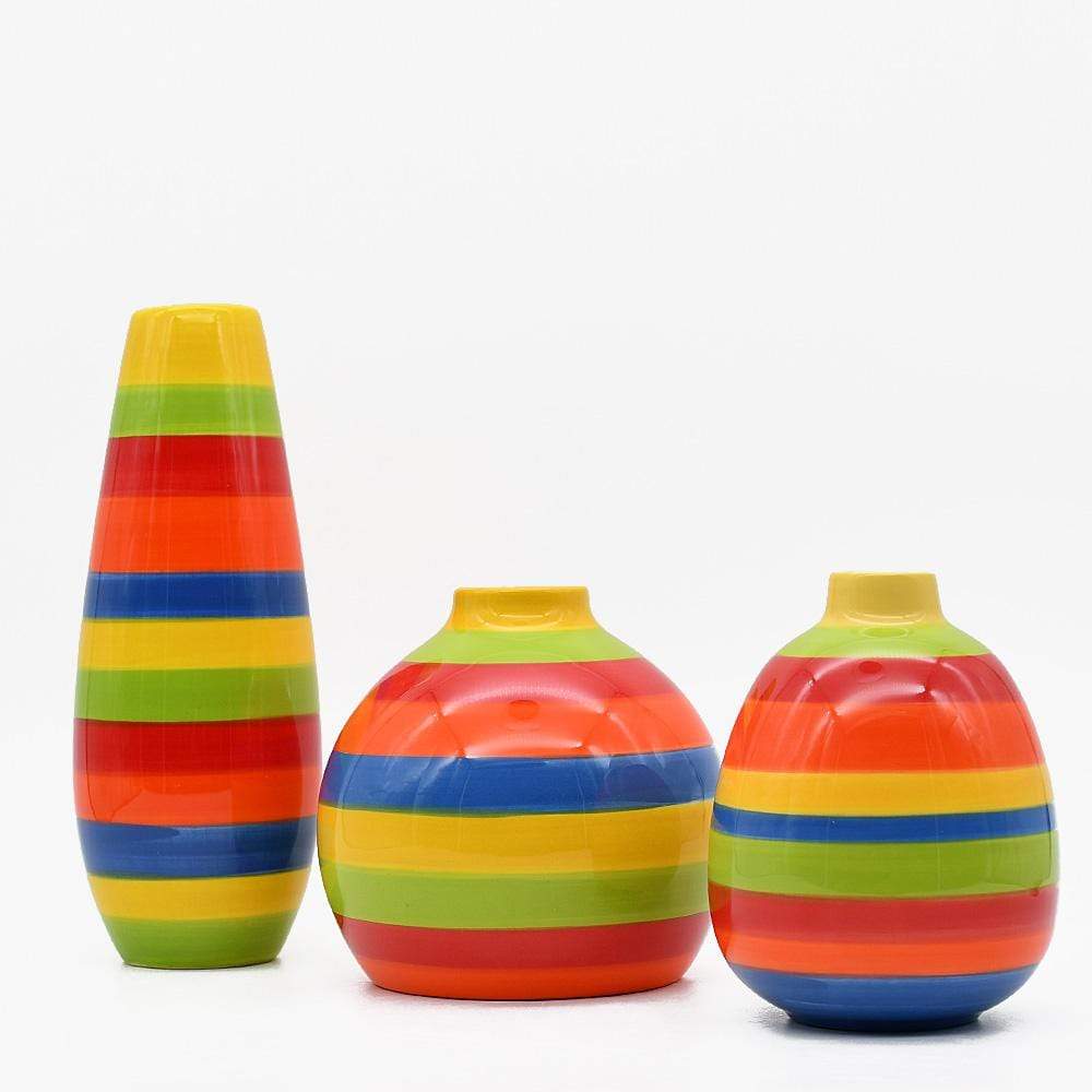 Soliflore long multicolore I Vases en céramique du Portugal Soliflore long - Multicolore