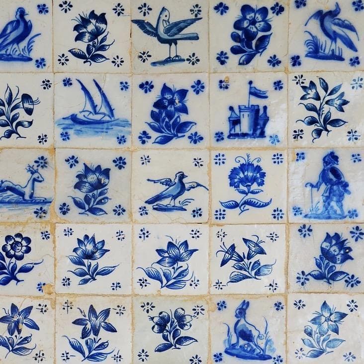 Azulejo 14x14cm - Caravela