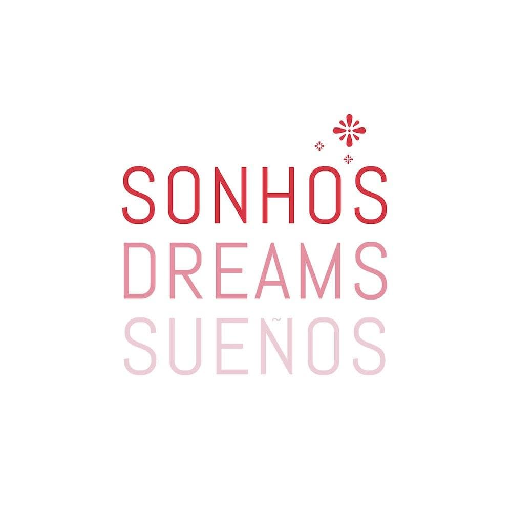 Tee-shirt femme "Sonhos" - Blanc