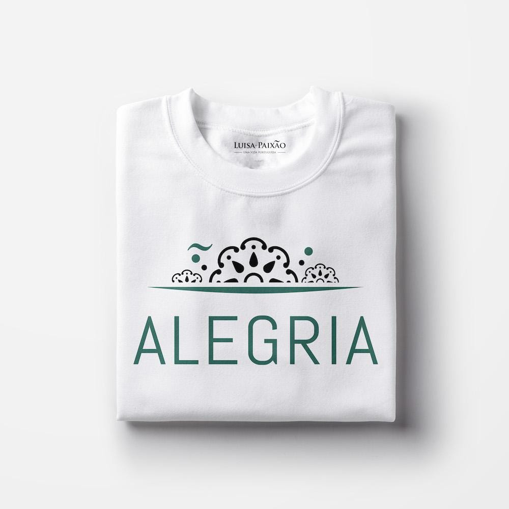 Tee-shirt unisexe "Alegria" - Blanc