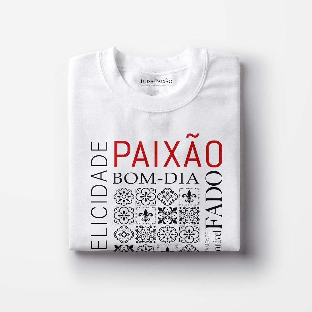 Tee-shirt unisexe "Paixão" - Blanc