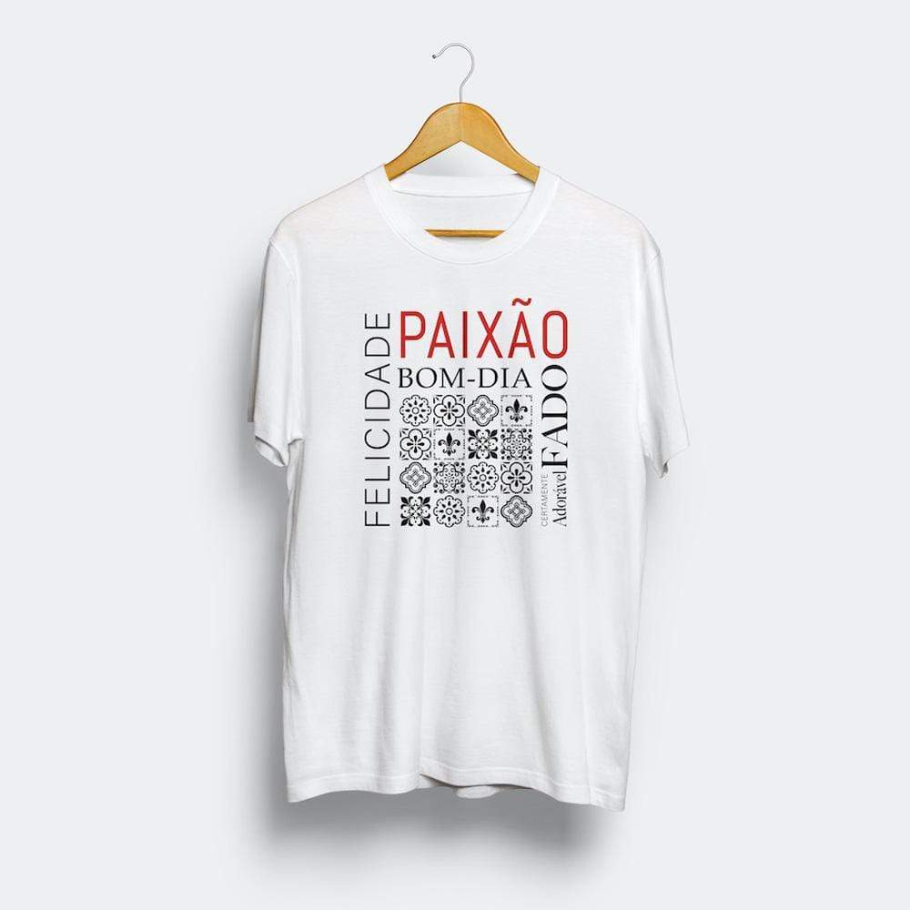 Tee-shirt unisexe "Paixão" - Blanc