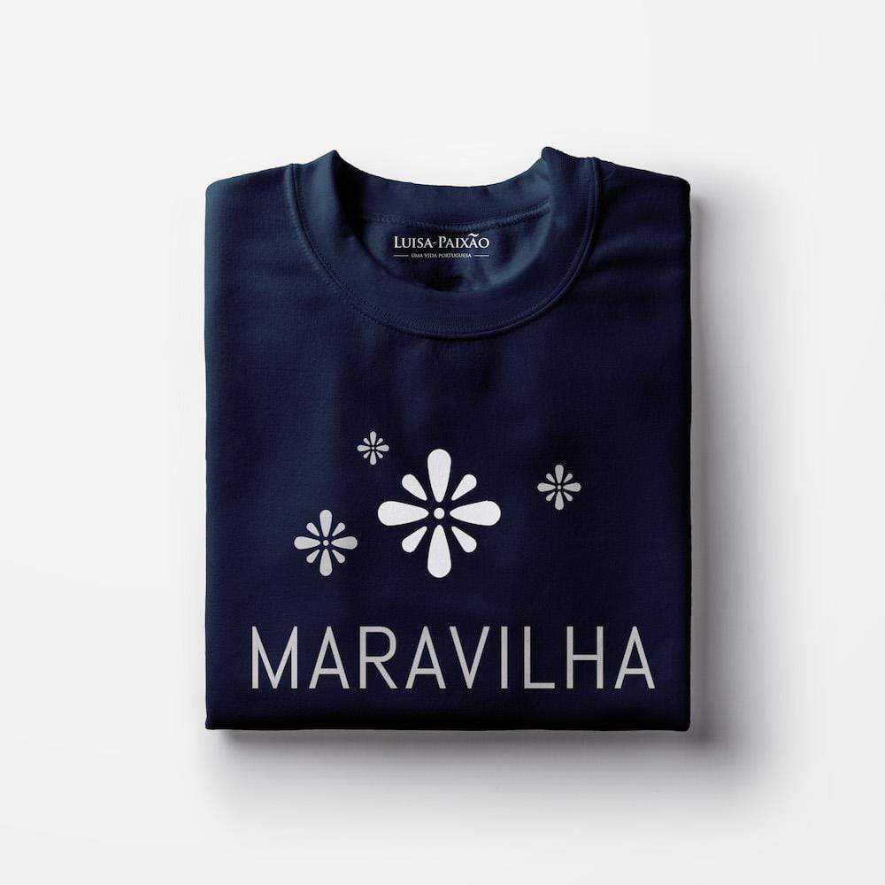 Tee-shirt unisexe "Maravilha" - Bleu