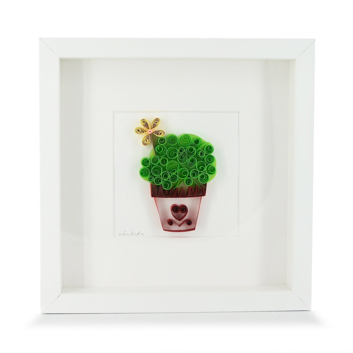 Tableau en paperolles "Manjerico"