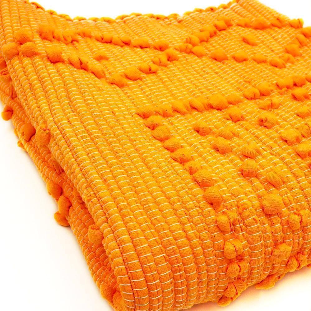 Tapis en coton 100x50 - Orange