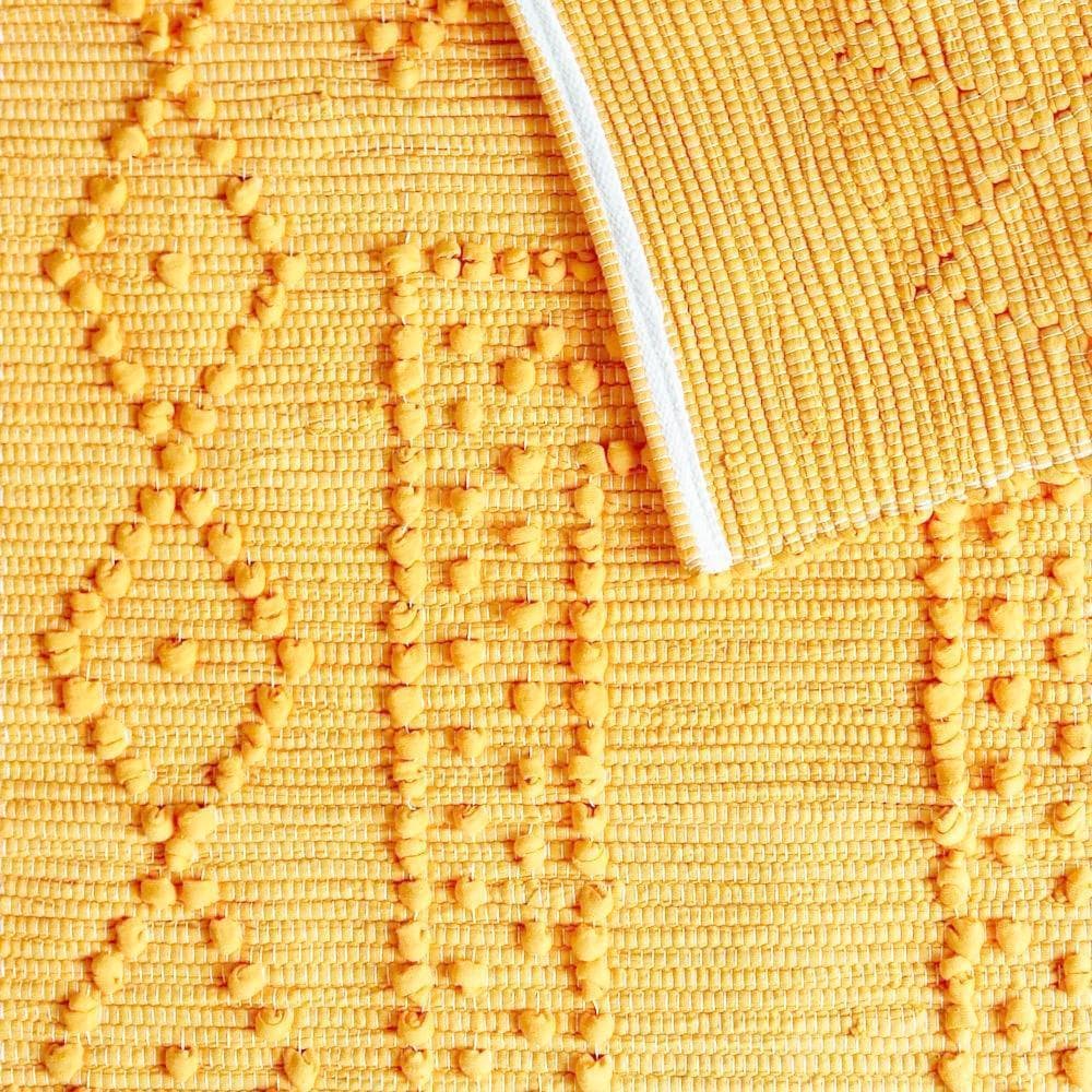 Tapis en coton 100x50 - Orange