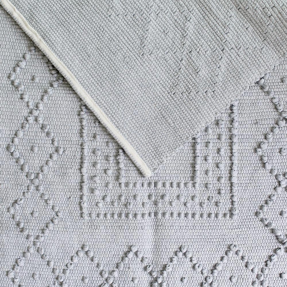 Tapis en coton 100x50 - Gris