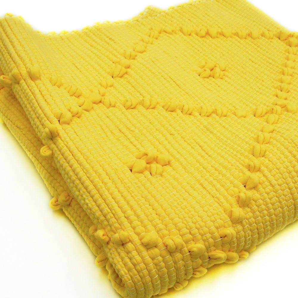 Tapis en coton 100x50 - Jaune