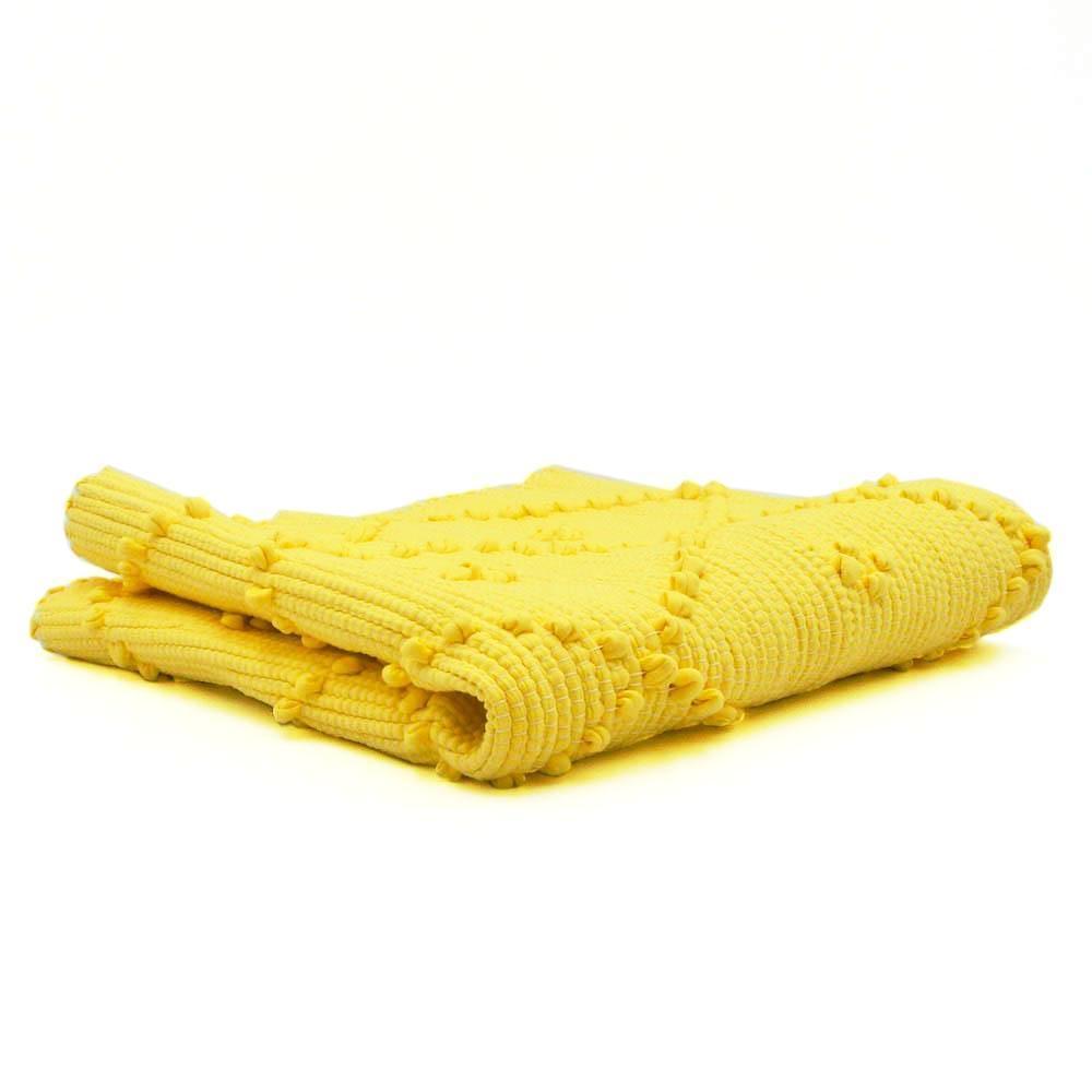 Tapis en coton 100x50 - Jaune
