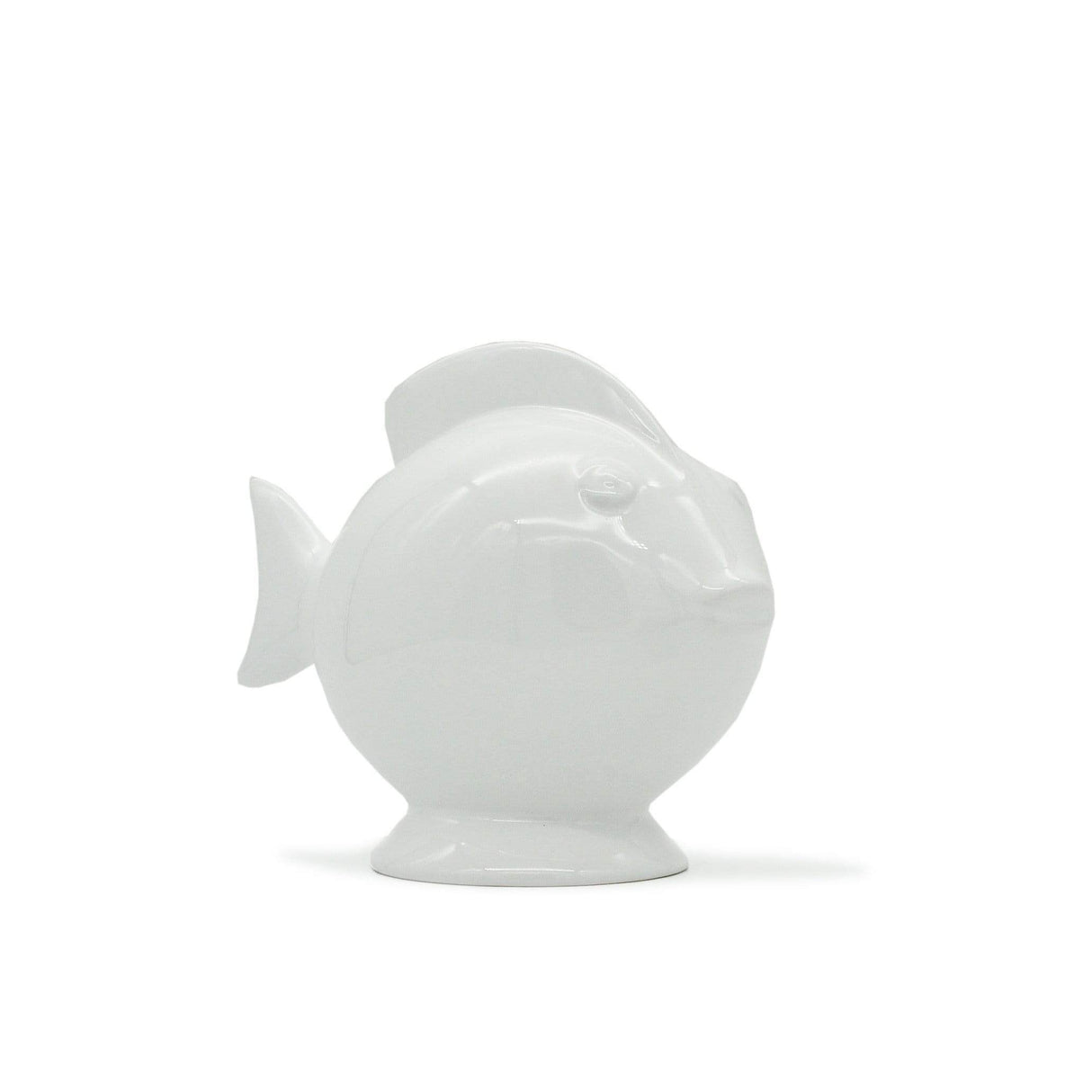 Tirelire en céramique blanche