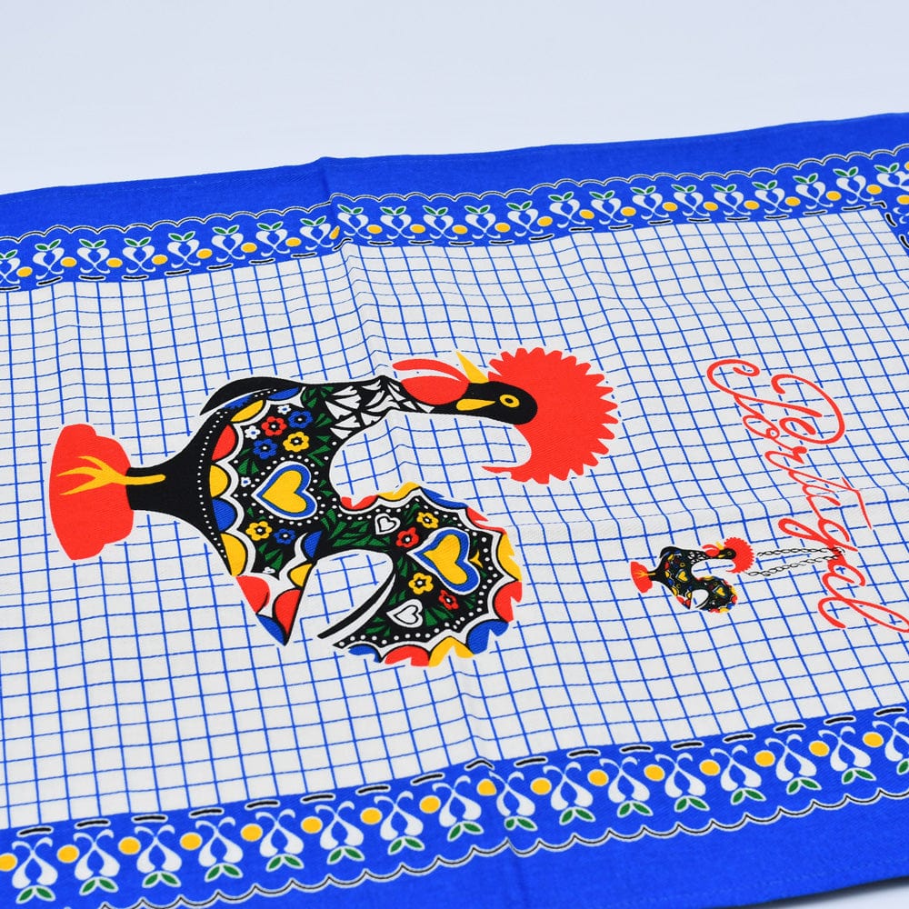 Torchon de cuisine du Portugal I Motifs portugais Torchon de cuisine "Galo"