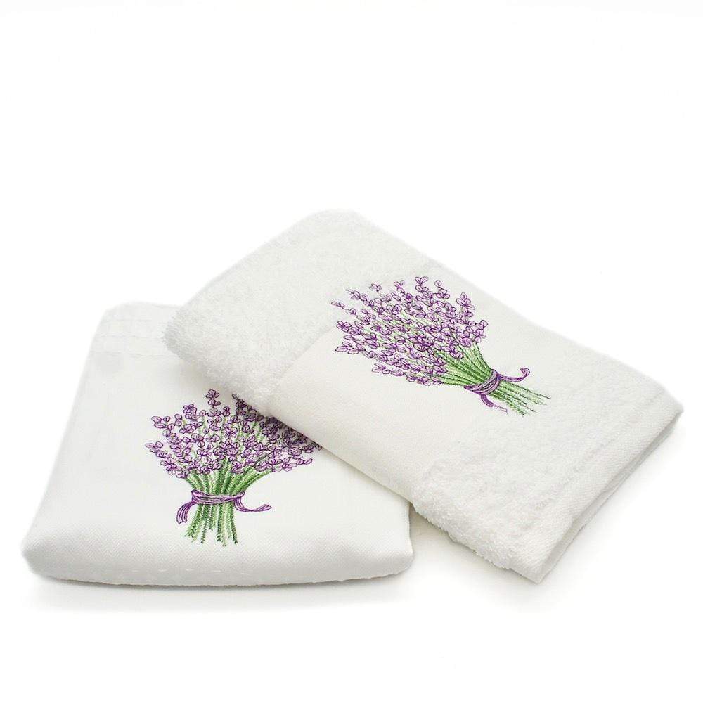 Torchon de cuisine + Essuie mains brodés