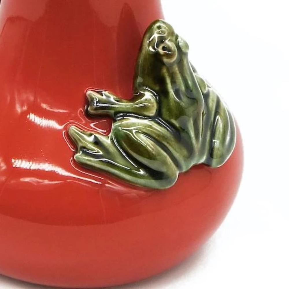 Vase en céramique "Rãs" - Rouge