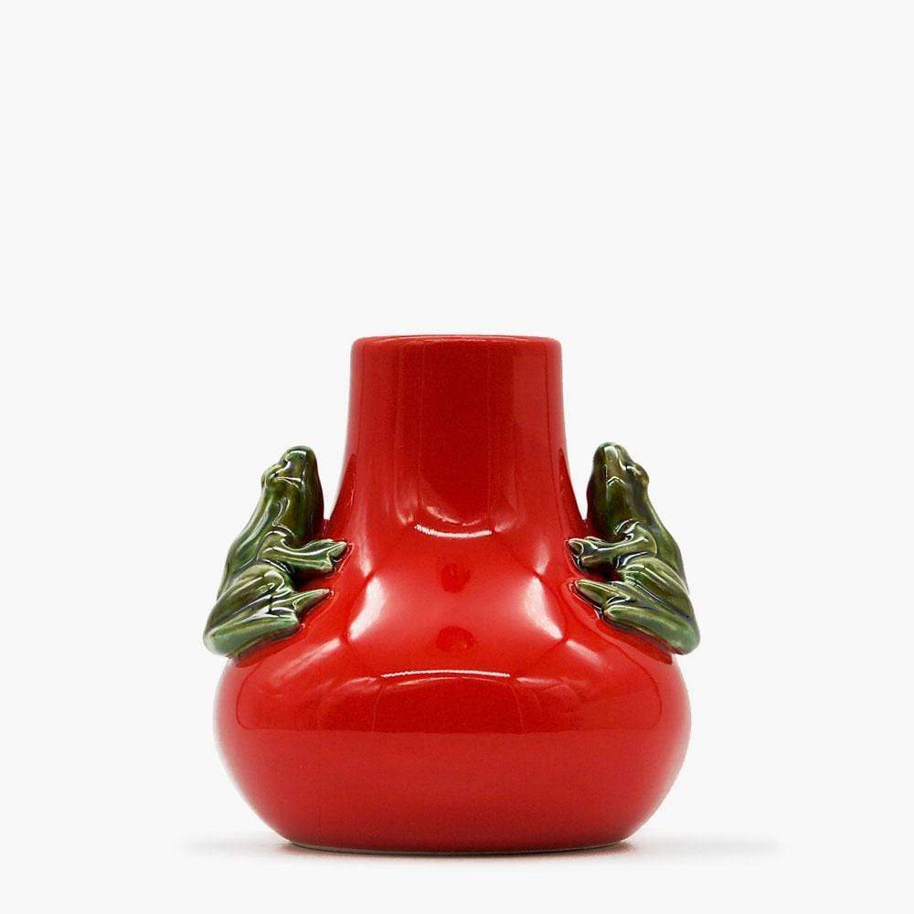 Vase en céramique "Rãs" - Rouge