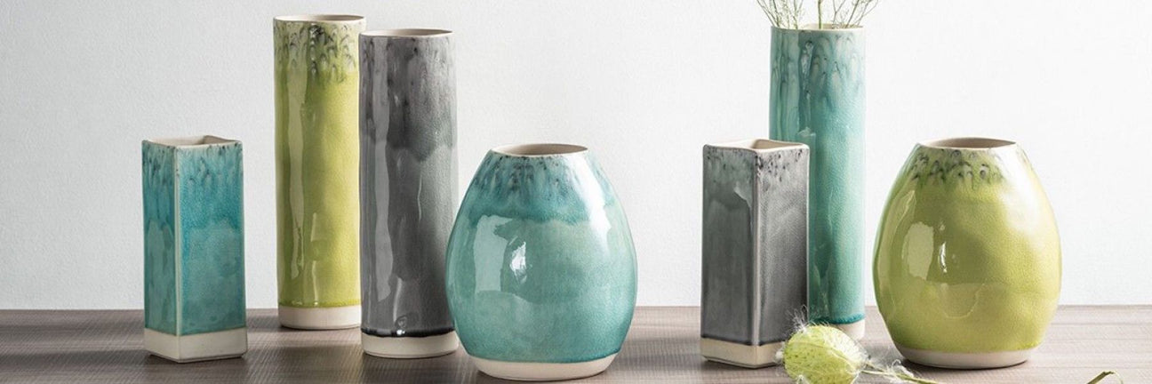 Vases portugais en céramique et en verre : artisanat, design et couleurs