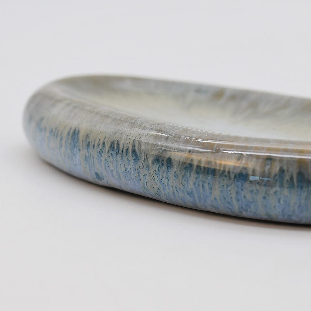 Assiette à entrée en grès marron portugais Petite coupe en grès Quartzo - 11cm