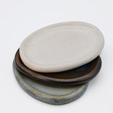 Assiette à entrée en grès marron portugais Plat en grès Quartzo - 26cm