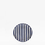 Assiette à pain rayée bleue et blanche I Vaisselle du Portugal en ligne Assiette rayée "Costa Nova Mar" 15cm - Bleue