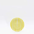 Assiette à pain rayée jaune et blanche I Vaisselle du Portugal en ligne Assiette rayée "Costa Nova Mar" 15cm - Jaune