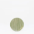 Assiette à pain rayée verte et blanche I Vaisselle du Portugal en ligne Assiette rayée "Costa Nova Mar" 15cm - Verte