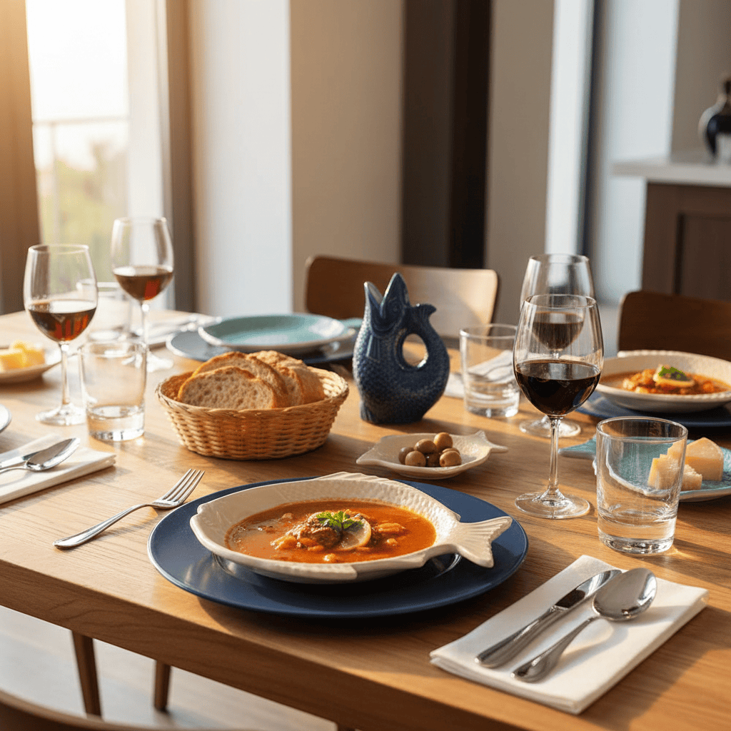 Assiette blanche en forme de Poisson 20cm Assiette creuse en forme de Poisson 20 cm - Blanc cassé