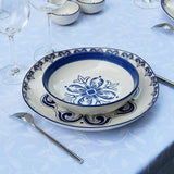 Assiette creuse en céramique motifs azulejos version 2 Assiette creuse en céramique "Floral"