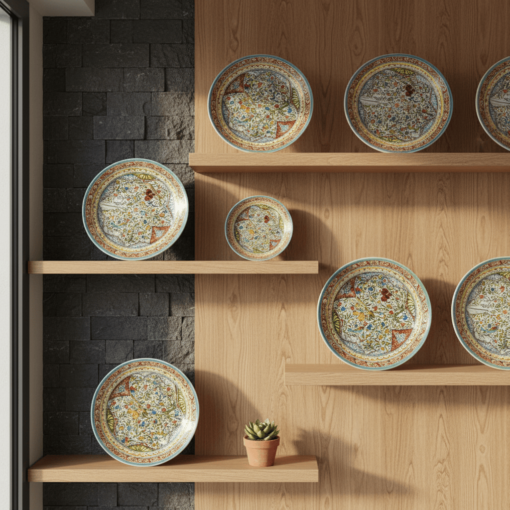 Assiette en céramique de Coimbra - 29cm Assiette en céramique de Coimbra - 29cm