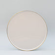Assiette en porcelaine blanche à bord doré Ø27cm – Fabriquée au Portugal Assiette en porcelaine "Resonance" - 27cm