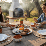 Assiette en terre cuite 28cm Assiette en terre cuite 28cm - Jaune