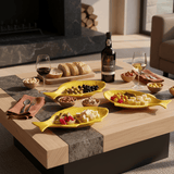 Assiette jaune en forme de Poisson 30cm Plat en forme de Poisson 30cm - Jaune