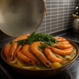 Authentique Cataplana en cuivre du Portugal Cataplana en cuivre 2 à 3 couverts - 24cm