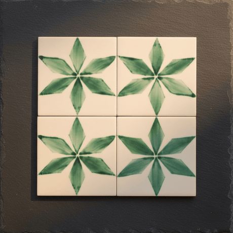 Azulejo portugais I Carreau de faïence du Portugal Azulejo Padrão 11x11cm