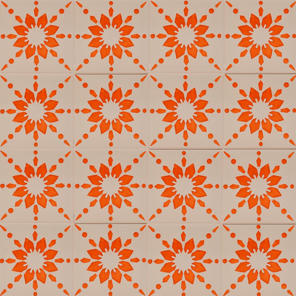 Azulejo portugais I Carreau de faïence du Portugal Azulejo Padrão 11x11cm