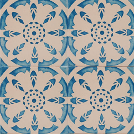 Azulejo portugais I Carreau de faïence du Portugal Azulejo Padrão 11x11cm