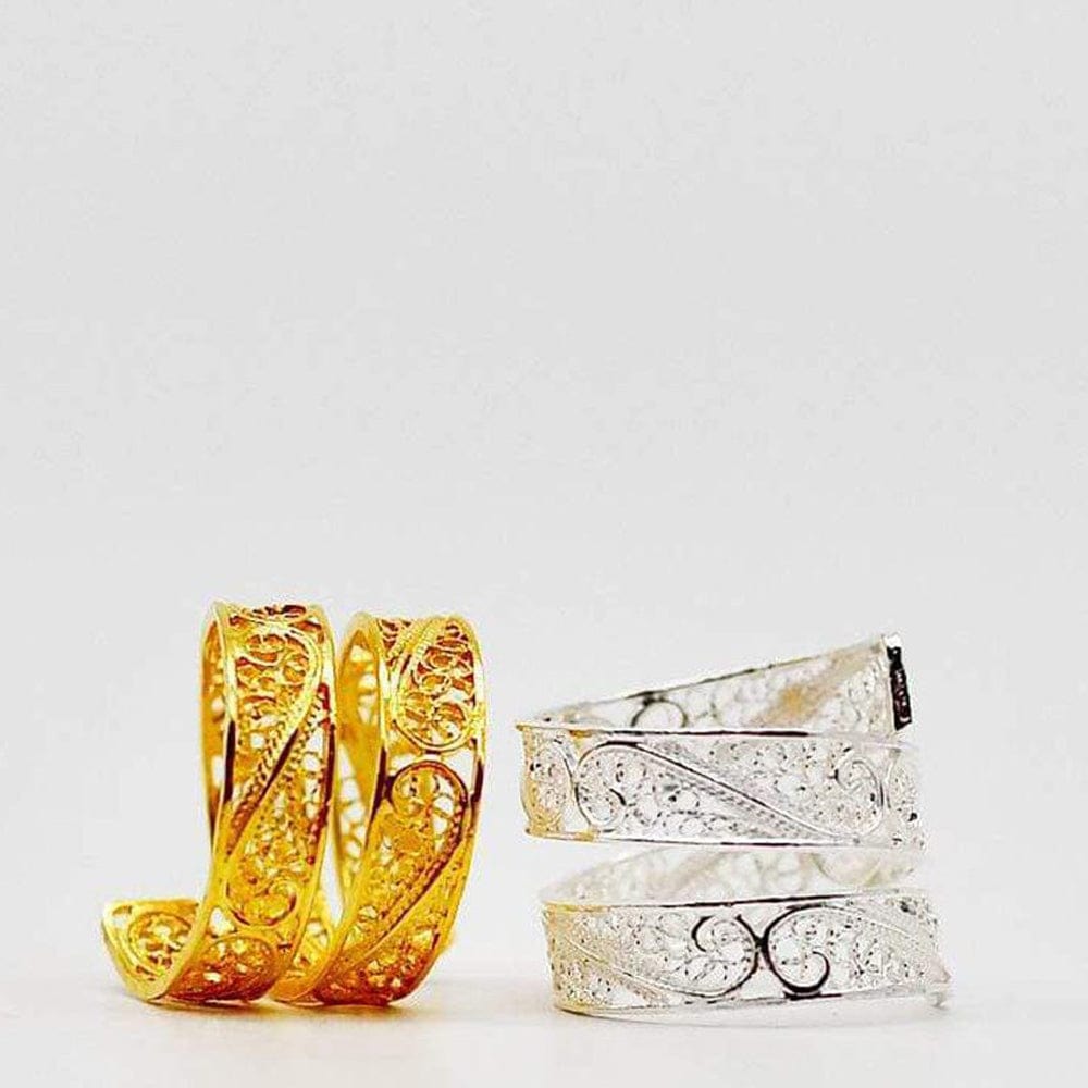 Bague en filigrane d'argent I Vente directe depuis le Portugal Serpente I Bague en filigrane d'argent