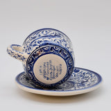 Beurrier en céramique de Coimbra 24cm # en céramique de Coimbra