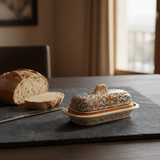 Beuurier en céramique de Coimbra Beurrier en céramique de Coimbra