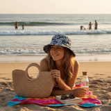 Bob à fleurs - Bleu Bob à fleurs - Bleu