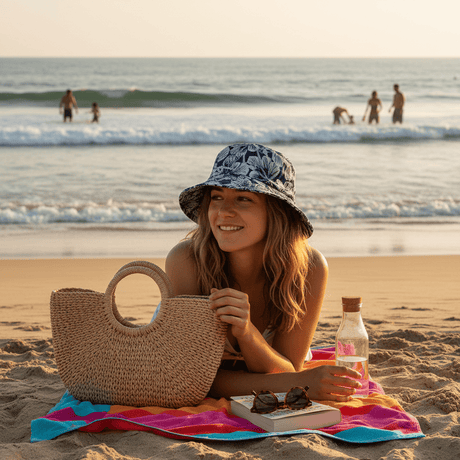 Bob à fleurs - Bleu Bob à fleurs - Bleu