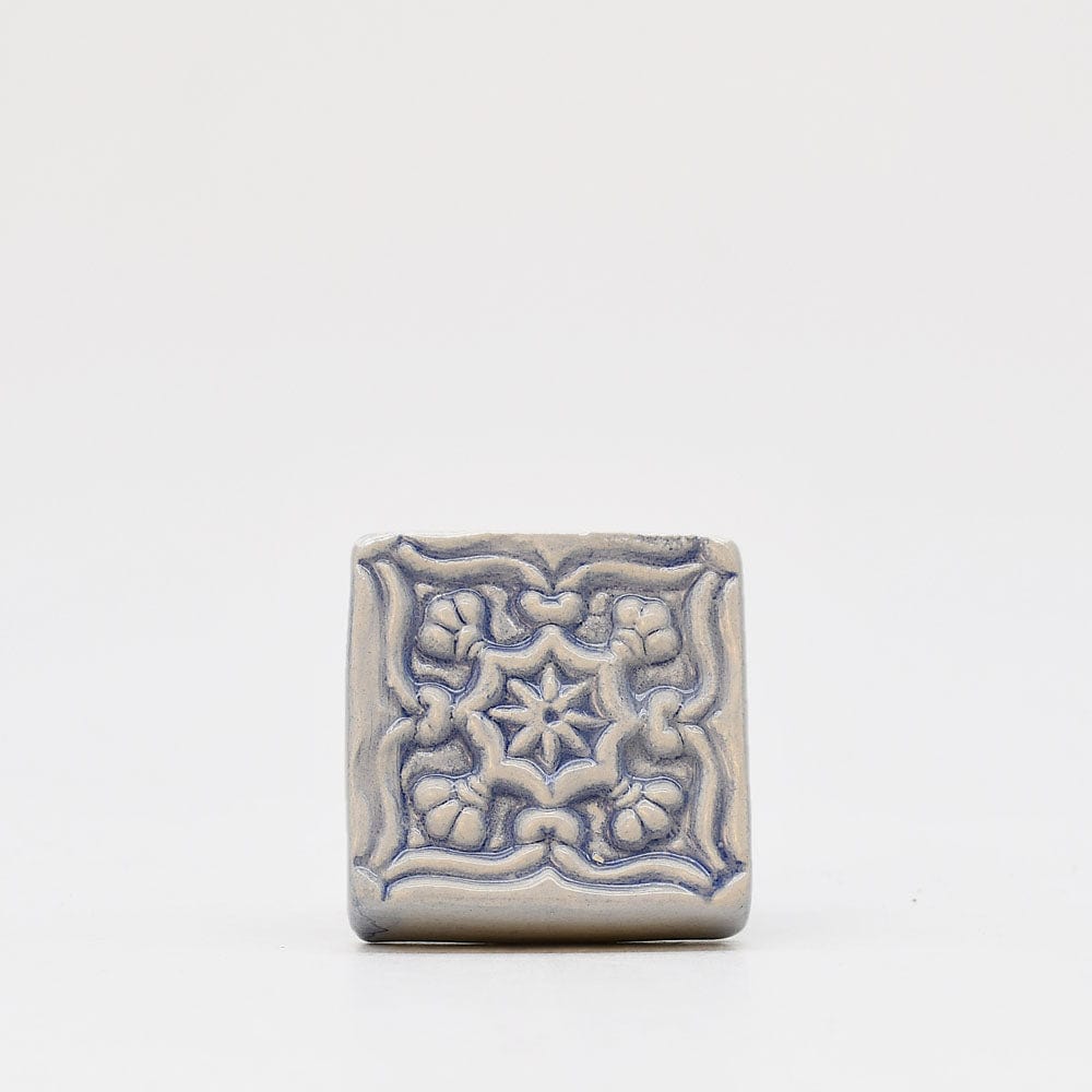 Boite à coton en céramique bleue I Céramique du Portugal # DRAFT Bouchon de remplacement 2