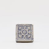 Boite à coton en céramique bleue I Céramique du Portugal # DRAFT Bouchon de remplacement 2